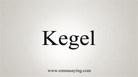 stein pronunciation|how do you say kegel.